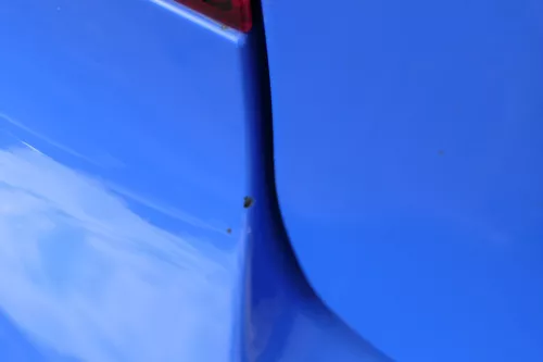 VW Polo 9N 9N3 Stoßstange Heckstoßstange hinten blau LA5F (182736)