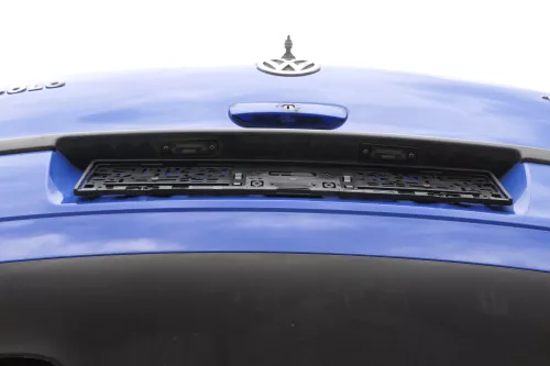 VW Polo 9N 9N3 Stoßstange Heckstoßstange hinten blau LA5F (182736)