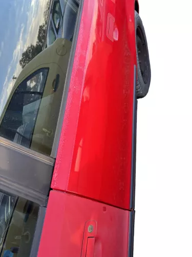 Audi 80 90 Tür hinten links Rahmen Türblatt rot LY3H -ohne Anbauteile (182814)