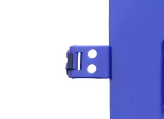 1x VW Crafter 7C MAN TGE Scharniere für Tür Flügeltür  links hinten oben blau (182886)