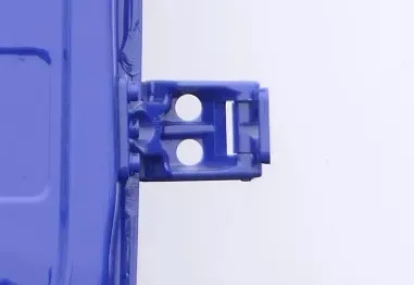 1x VW Crafter 7C MAN TGE Scharniere für Tür Flügeltür links hinten unten blau (182887)