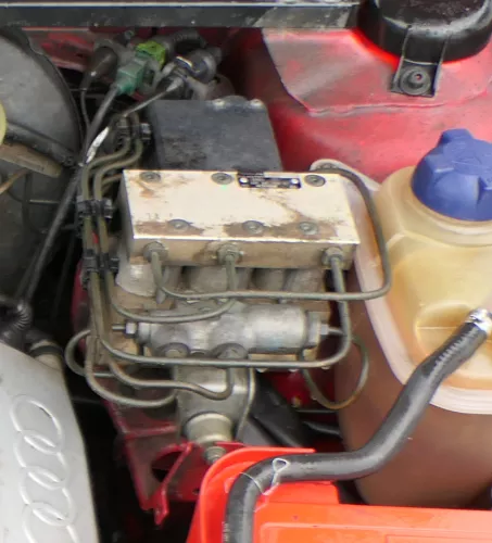 Audi 80 A6 4A ABS Steuergerät Pumpe Einheit 4A0614111E 4A0614111B  (182907)