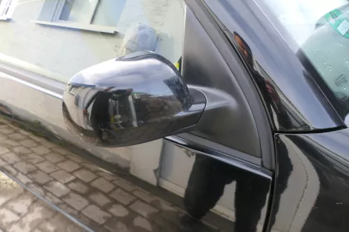 VW Lupo Arosa mechanischer manueller Außenspiegel rechts schwarz L041 (182980)