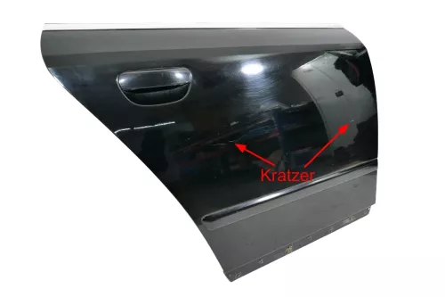 Audi A4 B6 8E nur Türblatt Tür hinten rechts schwarz LY9B Kombi+Limo Kratzer! (183002)