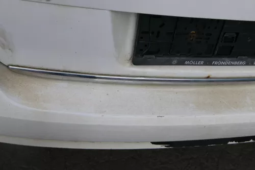 VW Passat 3C Kombi Stoßstange hinten Heckstoßstange Stoßfänger weiß LB9A (183123)
