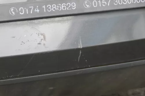 Seat Altea 5P Stoßstange hinten Heckstoßstange Stoßfänger grau LW7Z (183154)