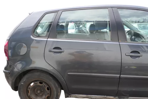 VW Polo 9N 9N3 Tür hinten rechts 4/5-Türer grau LC7V - ohne Anbauteile (183198)