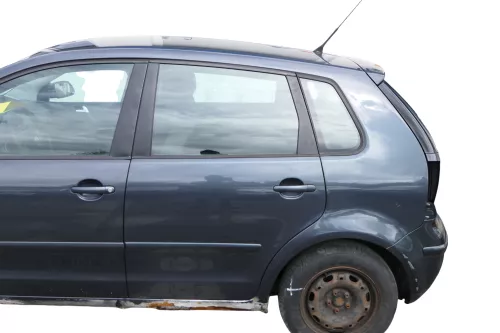 VW Polo 9N 9N3 Tür hinten links 4/5-Türer grau LC7V - ohne Anbauteile (183202)