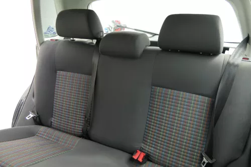 VW Polo 9N 9N3 Sitz Rückbank Sitzfläche Sitze 3 Punkt Gurt hinten OHNEKopf (183211)