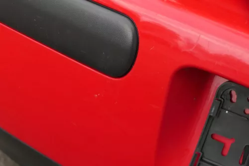 VW Golf 4 Limousine Stoßstange hinten Heckstoßstange Stoßfänger rot LP3G (183219)