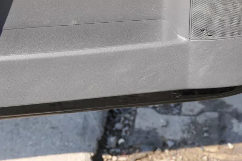 1x VW Polo 9N Türverkleidung Verkleidung Tür vorne links 2/3-Türer Griff Öffner (183244)