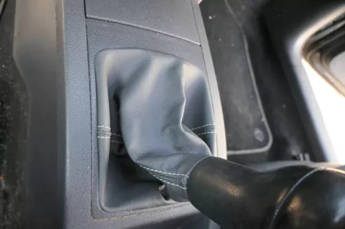 VW Polo 9N 9N3 Schaltknauf Schaltsack Schaltung 6Q1711113G Leder schwarz (183252)