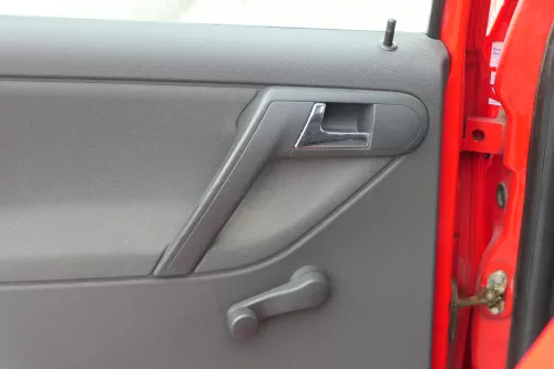 1x VW Polo 6N2 Türverkleidung Verkleidung Tür hinten links 4/5-Türer off-black  (183296)