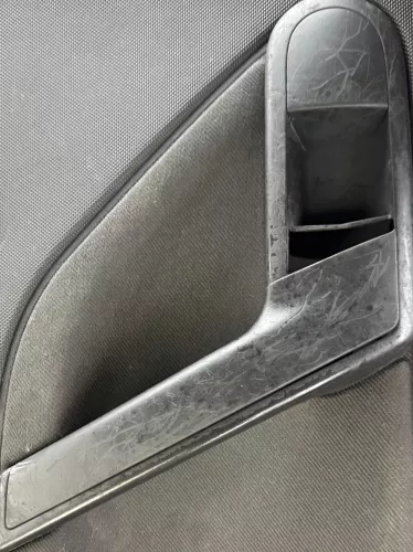 1x VW Polo 6N2 Türverkleidung Verkleidung Tür hinten rechts 4/5-Türer off-black (183297)