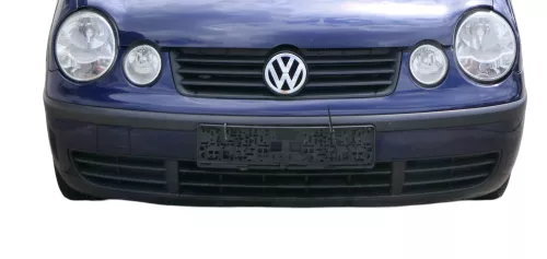 VW Polo 9N Stoßstange Frontstoßstange vorne blau LB5N (183325)