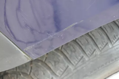 VW Polo 9N Stoßstange Frontstoßstange vorne blau LB5N (183325)