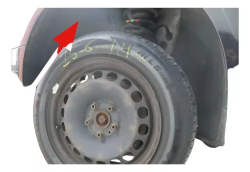 VW Passat 3C B6 Radhausschale Dämpfung Radhaus vorne links 3C0805977 (183374)