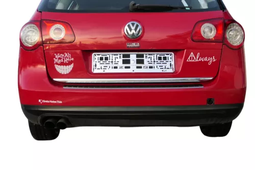 VW Passat 3C Kombi Stoßstange hinten Heckstoßstange Stoßfänger rot LY3D