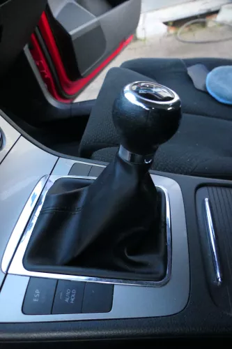 VW Passat 3C 6-Gang Schaltknauf Schaltsack Schaltung Schaltknüppel original  (183401)
