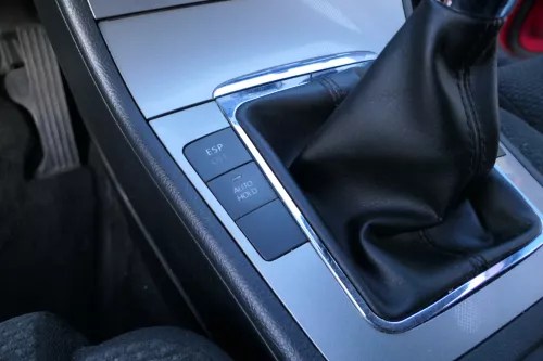 VW Passat 3C 6-Gang Schaltknauf Schaltsack Schaltung Schaltknüppel original  (183401)