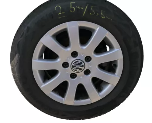 1x Passat Golf Alufelgen Felgen Felge 15 Zoll 1K0601025A 6,5Jx15 ET50 Misano HR