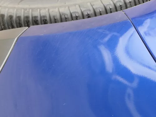 VW Golf 5 1K Limousine Stoßstange hinten Heckstoßstange blau LC5J (183520)