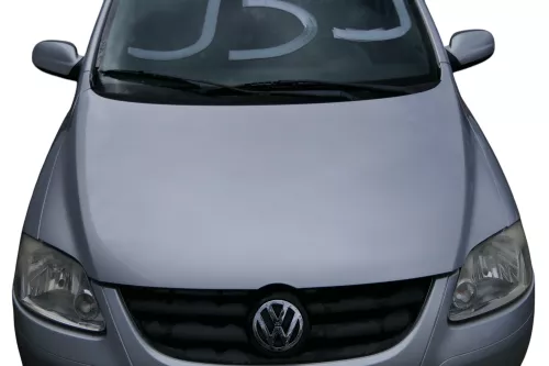 VW Fox 5Z Motorhaube Klappe vorn vorne silber LA7W Haube (183539)
