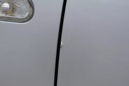 VW Fox 5Z Tür vorne links Fahrertür silber LA7W - ohne Anbauteile (183543)