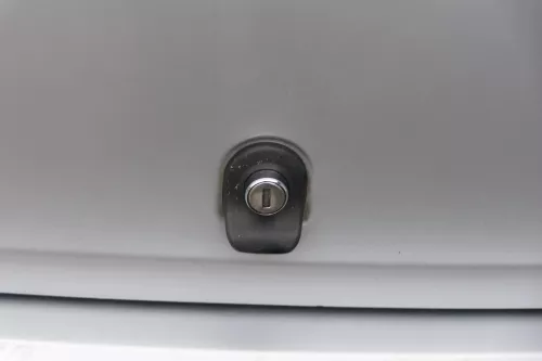 VW Fox 5Z Heckklappe Kofferraumklappe Klappe hinten + Scheibe silber LA7W (183544)