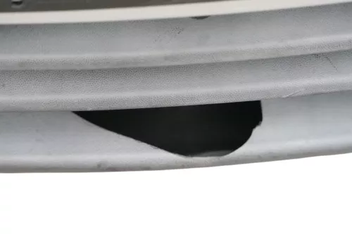 VW Fox 5Z Stoßstange vorne Stoßfänger silber LA7W mit Grill  (183548)