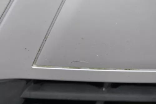 VW Fox 5Z Stoßstange vorne Stoßfänger silber LA7W mit Grill  (183548)