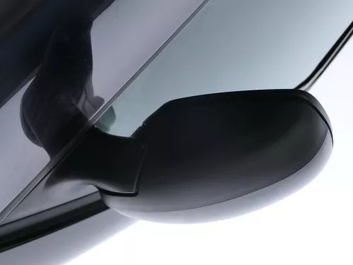 Skoda Fabia 5J mechanisch Spiegel Außenspiegel rechts mit Glas schwarz (183588)