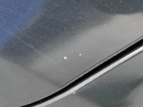 Skoda Fabia 5J Limousine Tür hinten links schwarz LF9R - ohne Anbauteile (183590)