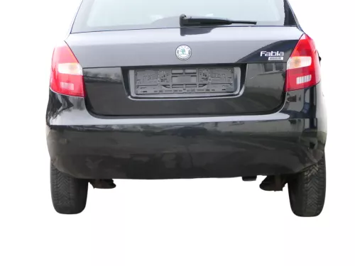 Fabia 5J Schrägheck Limousine Stoßstange hinten Heckstoßstange schwarz LF9R (183594)