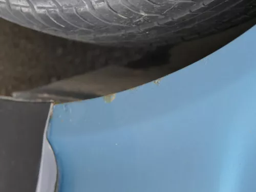 VW Passat 3B Kotflügel vorne links blau grün türkis ( evtl. LB7T oder LB6N ???) (183617)