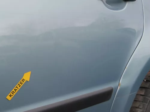 Passat 3B 3BG Limousine Tür hinten links blau türkis grün LB6N - ohne Anbauteile (183619)