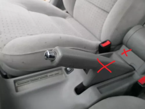 VW Passat 3B Mitteltunnel Verkleidung Mittekonsole Abeckung grau (183632)