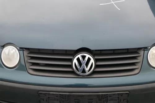 VW Polo 9N Stoßstange Frontstoßstange vorne grün LC6X (183640)