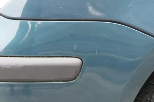 VW Polo 9N Stoßstange Frontstoßstange vorne grün LC6X (183640)