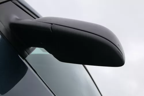 VW Polo 9N 9N3 manueller Spiegel Außenspiegel links vorne schwarz  (183643)