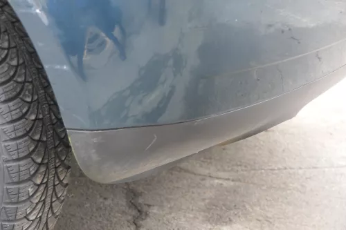 VW Polo 9N 9N3 Stoßstange Heckstoßstange hinten grün LC6X (183646)