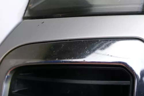 Fabia 6Y Zeichen Kühlergrill Grill Gitter 6Y0853668 silber grau LF7T Logo (183658)