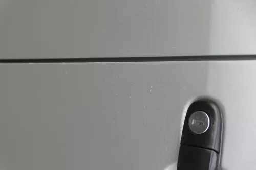 Skoda Fabia 6Y Kombi Limousine Tür vorne rechts Beifahrertür grau silber LF7T (183659)