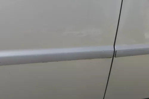 Fabia 6Y Kombi + Limousine Tür vorne links Fahrertür grau LF7T silber ohneAnba (183676)