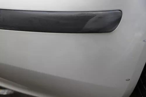 Skoda Fabia 6Y Schrägheck Stoßstange hinten Heckstoßstange grau silber LF7T (183678)