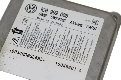 VW Sharan 7M Steuergerät Airbag Airbagsteuergerät 1C0909605 01D Index 08 (183748)