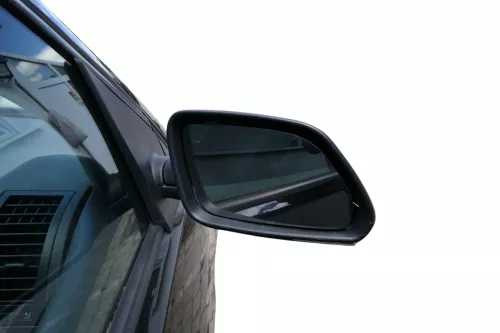 VW Polo 9N 9N3 elektrischer Spiegel Außenspiegel rechts vorne schwarz Blinker (183792)