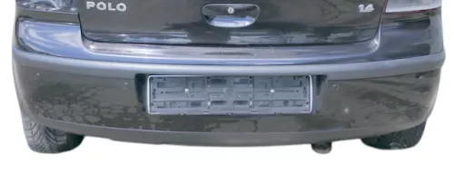 VW Polo 9N 9N3 Stoßstange Heckstoßstange hinten schwarz LC9Z - Einparkhilfe PDC (183798)