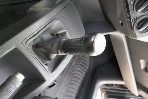 VW Polo 9N 9N3 Schaltknauf Schaltsack Schaltung 6Q1711113G Leder schwarz (183811)