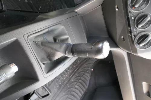 VW Polo 9N 9N3 Schaltknauf Schaltsack Schaltung 6Q1711113G Leder schwarz (183811)